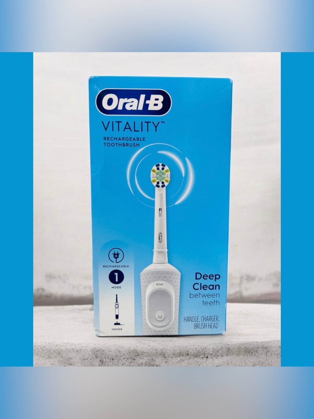 Oral-B VITALITY Electric Rechargeable Toothbrush - White
